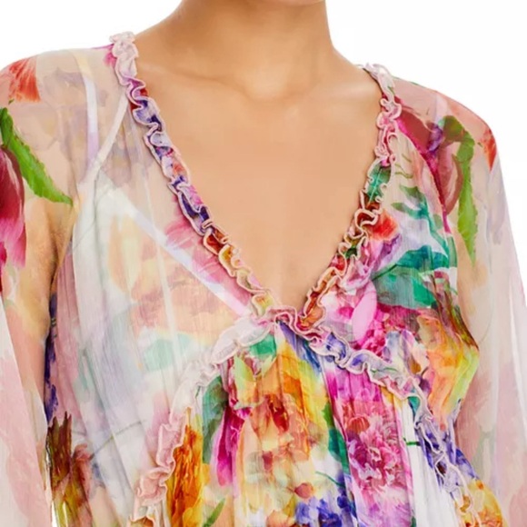 Johnny Was “Fiona Mini Silk Dress”. New with tags. - Picture 10 of 15